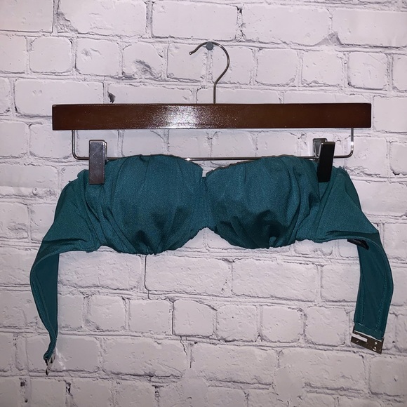 H&M Teal Bikini Top size 36B - Picture 2 of 10